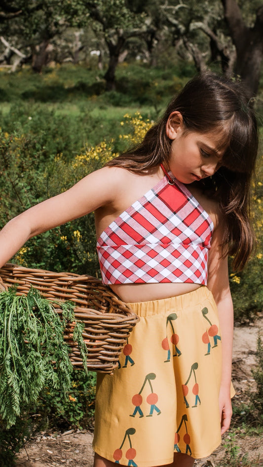 Cherries All Over Skirt