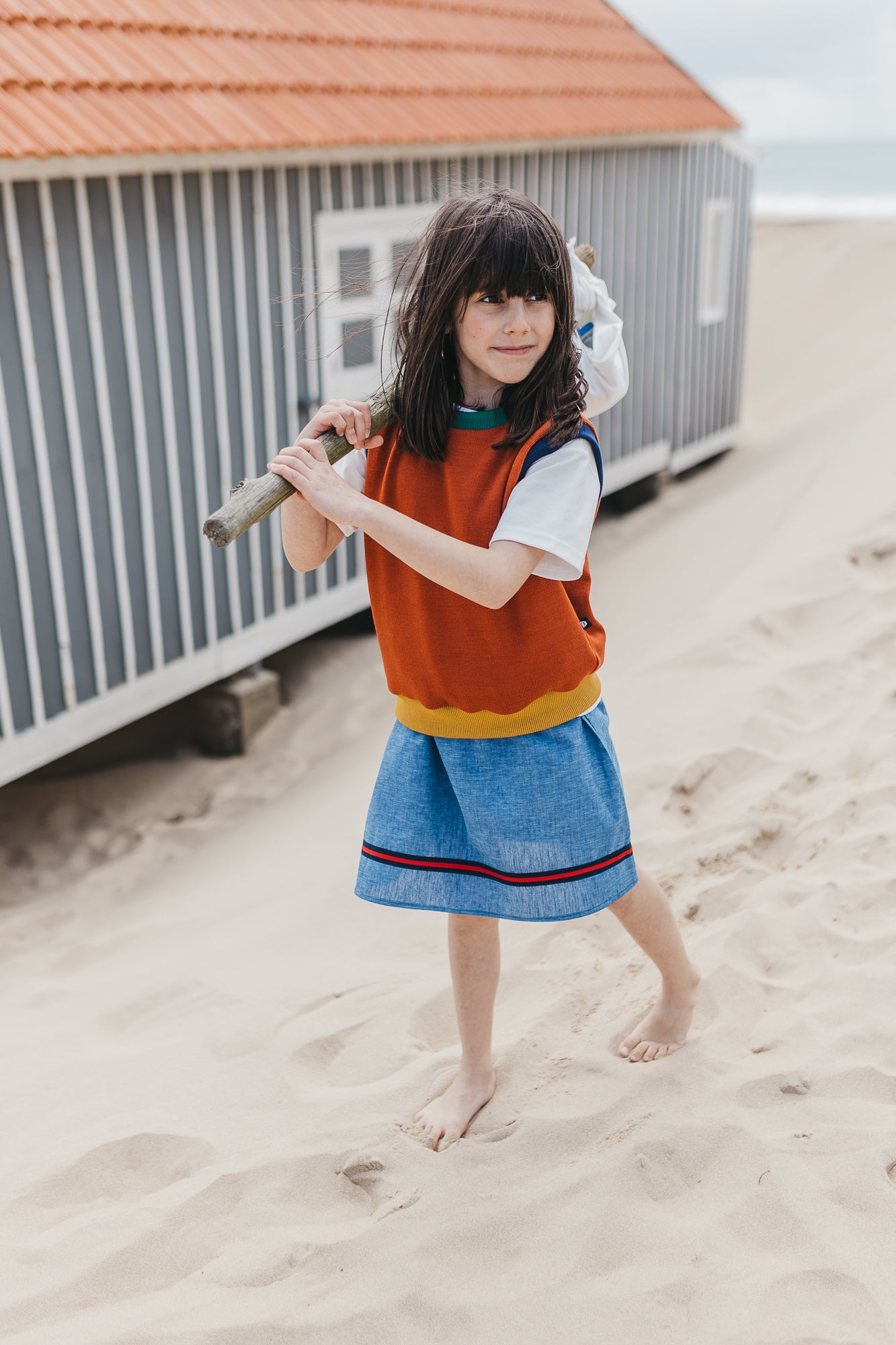 Color block Vest