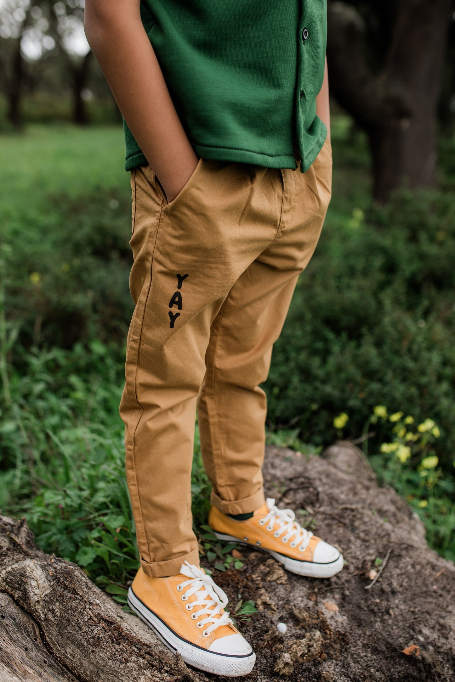 Camel Cargo Pants