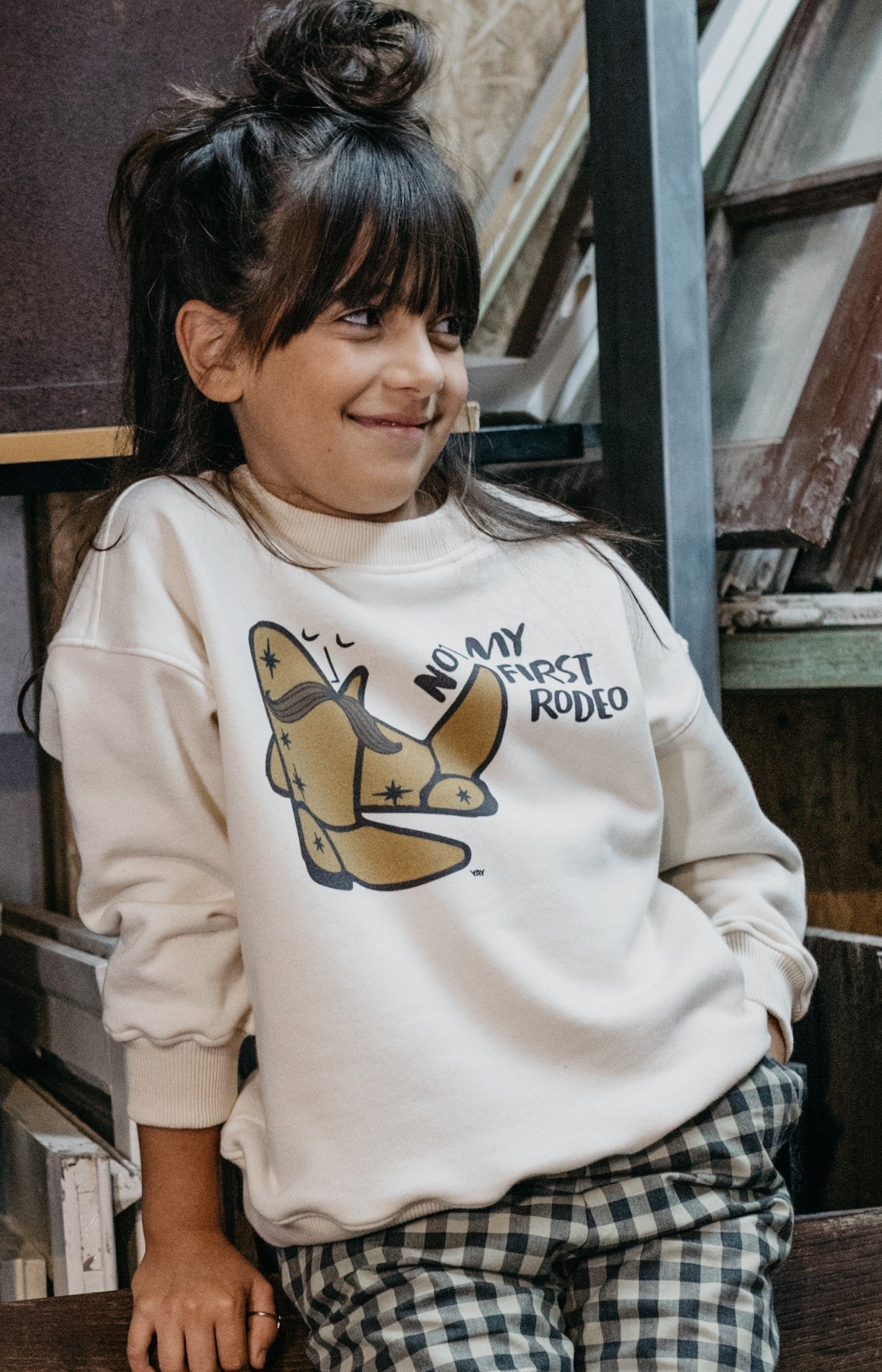 "Hey Boots" sweatshirt