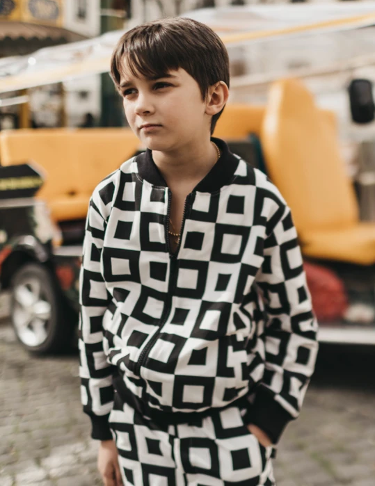 Tile Bomber Jacket