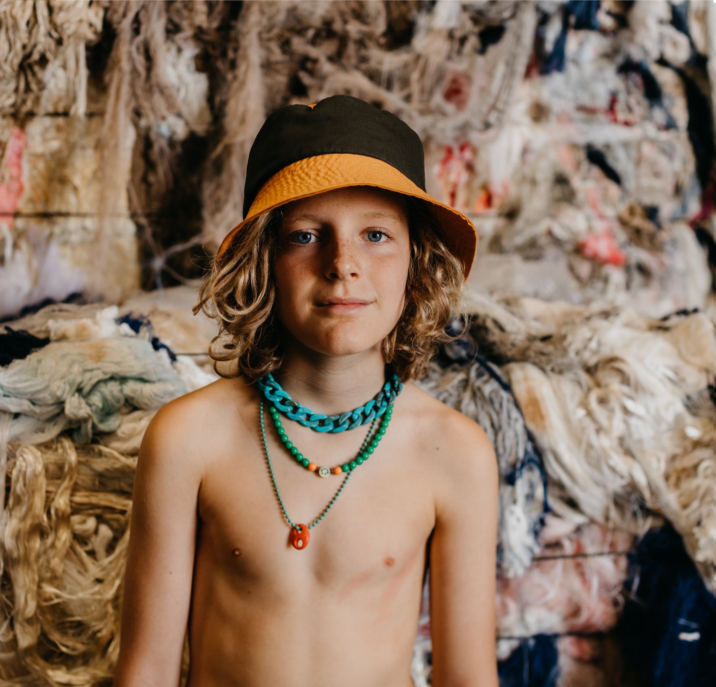 Orange Bucket Hat