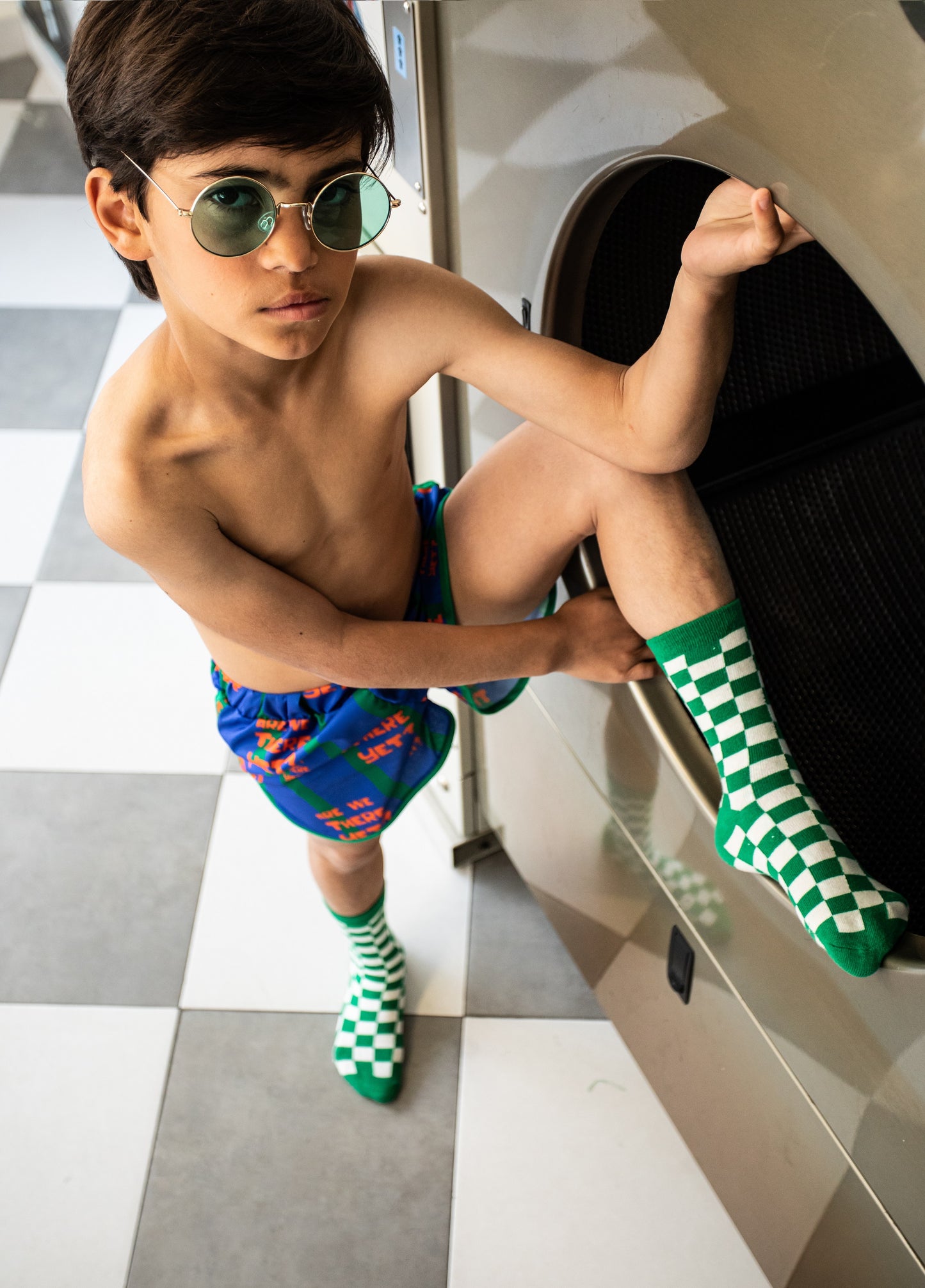 Are We There Yet? Swim Trunk