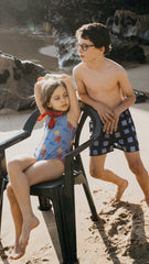 Block Beat Swim Trunk