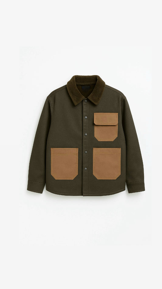 Unplugged Jacket with contrast pockets