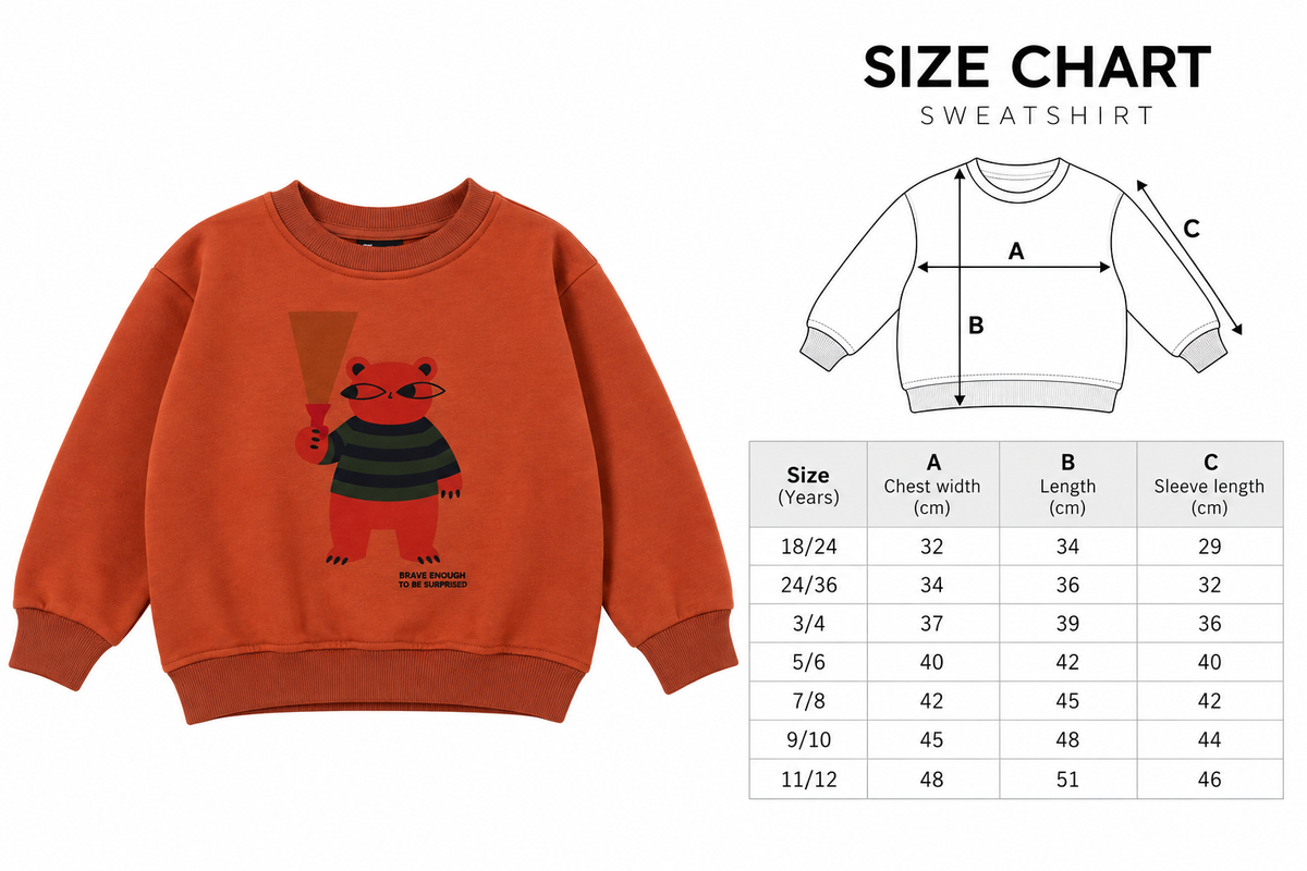 Brave Bear Sweatshirt