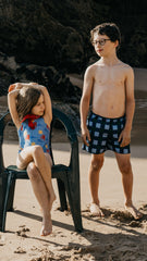 Block Beat Swim Trunk