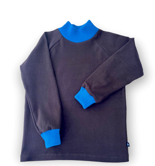 Blue Turtleneck T-shirt