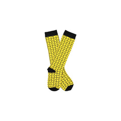 Yellow Geometric Sock